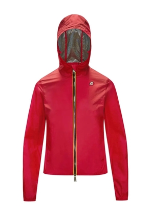 K-Way hooded zip-front jacket - Red