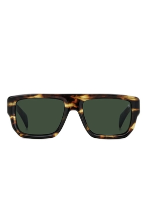DAVID BECKHAM EYEWEAR tortoiseshell pilot-frame sunglasses - Brown