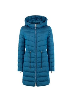 Moorer hooded coat - Blue