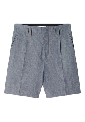 Lanvin peated cotton shorts - Blue