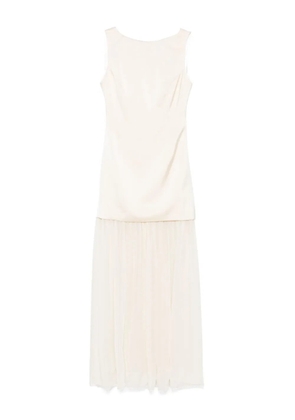 MALINA layered dress - Neutrals