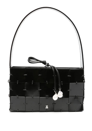 Amina Muaddi Mina leather tote bag - Black