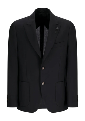 Lardini patch-pocket blazer - Black