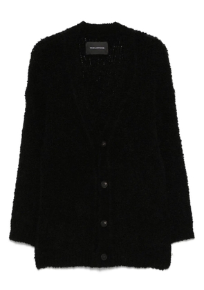 Tagliatore virgin wool-blend cardigan - Black