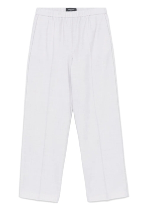 Fabiana Filippi bead-trim trousers - Grey