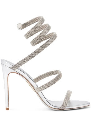 René Caovilla 105mm Cleo sandals - Silver