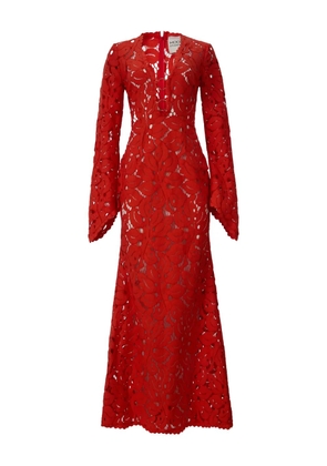 MOOS STUDIO Flame Bloom dress - Red