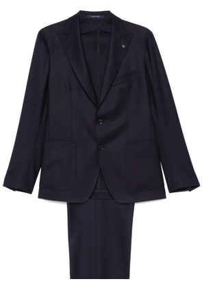 Tagliatore brooch-detail suit - Blue
