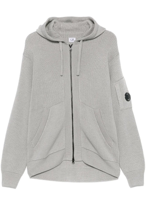 C.P. Company knitted zip-up hoodie - Grey