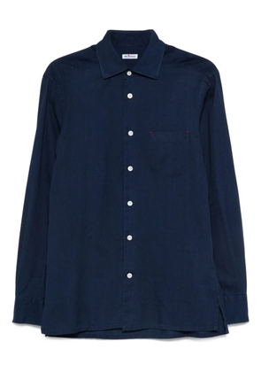 Kiton long-sleeve button-down shirt - Blue