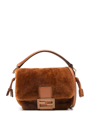 FENDI small Mamma Baguette cross body bag - Brown