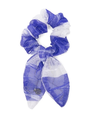 Maison Michel bow-detail hair tie - Blue