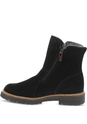 OLANG Dama zip-detail suede boots - Black