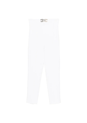 Elisabetta Franchi high-waist trousers - White