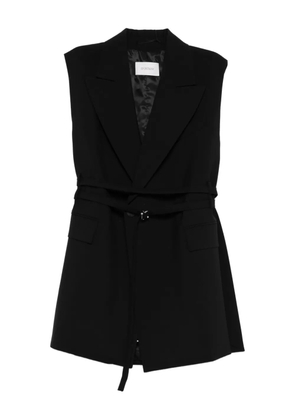 Sportmax belted blazer - Black