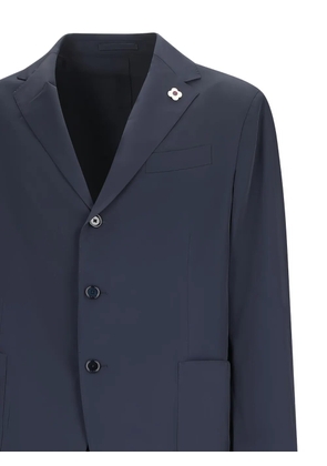 Lardini single-breasted blazer - Blue