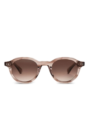 Peter And May Lando round-frame sunglasses - Neutrals