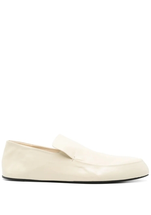 Jil Sander leather loafers - Neutrals