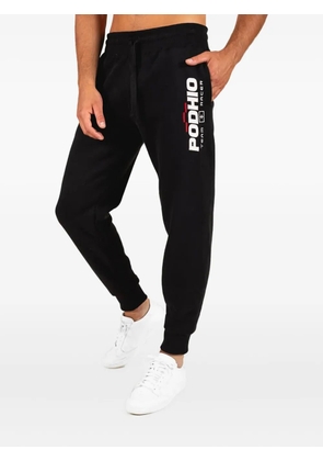 PODHIO logo-print track pants - Black