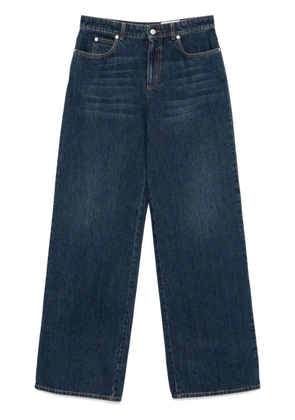 Alexander McQueen wide-leg jeans - Blue