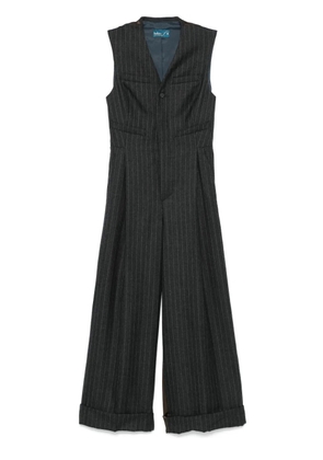 Kolor pinstripe jumpsuit - Grey