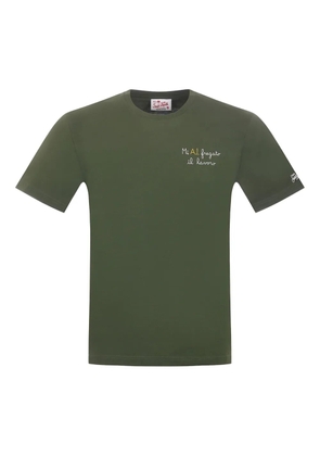 MC2 Saint Barth Portofino embroidered crew-neck T-shirt - Green