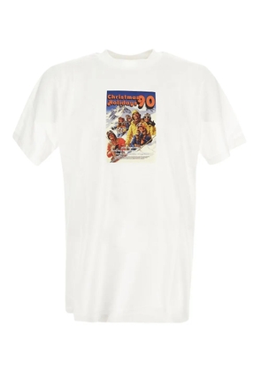 Family First postcard-print T-shirt - White