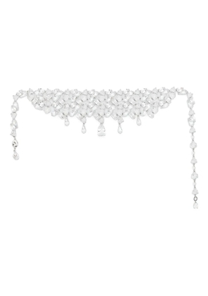 Swarovski Mesmera crystal choker necklace - Silver