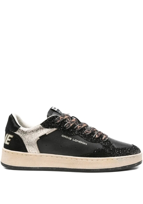 Crime London Chelsea glitter-detail sneakers - Black