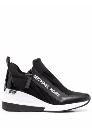 Michael Michael Kors Willis stretch knit sneakers - Black