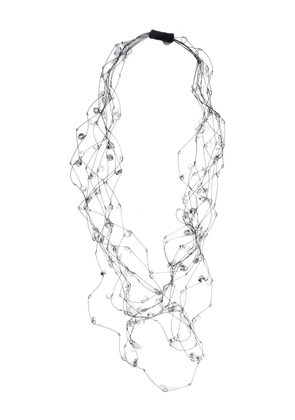 Maria Calderara crystal-embellished necklace - Black