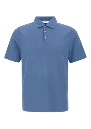 DIKTAT cotton polo shirt - Blue