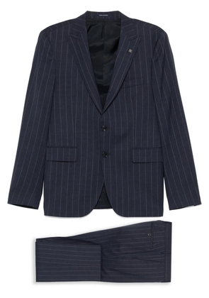 Tagliatore striped single-breasted suit - Blue
