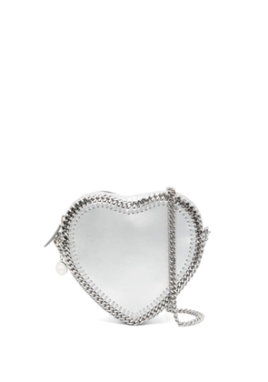 Stella McCartney Falabella Heart cross body bag - Silver