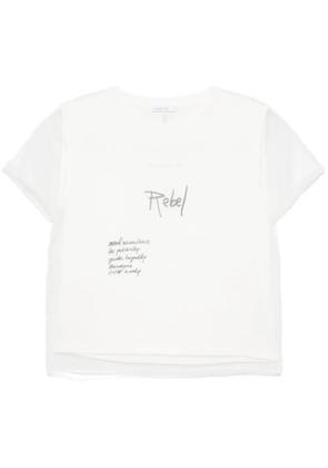 Patrizia Pepe layered T-shirt - White