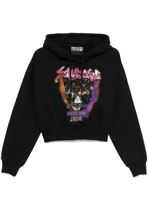 Versace Jeans Couture Sauvage hoodie - Black