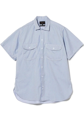 BEAMS PLUS striped shirt - Blue