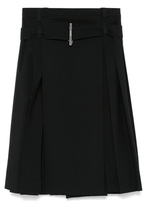 Alexander McQueen pleated midi skirt - Black