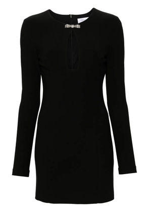 Blumarine cut-out jersey mini dress - Black