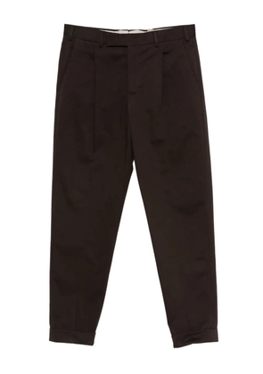 PT Torino pleated cuffed trousers - Brown