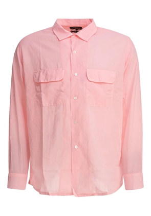 BEAMS PLUS double-pocket cotton shirt - Pink