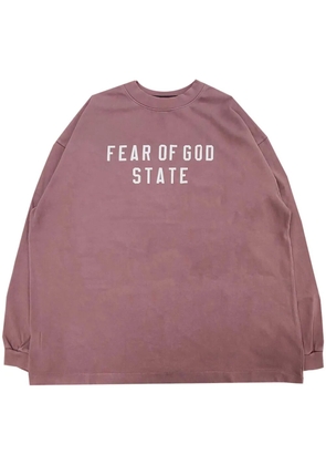 FEAR OF GOD ESSENTIALS logo-print sweatshirt - Pink