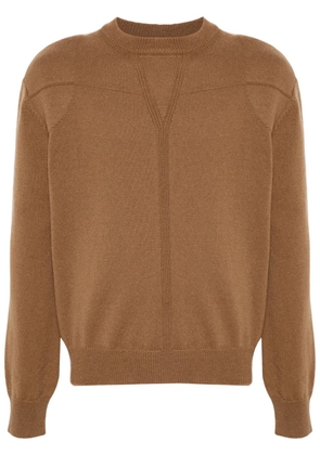Jil Sander crew-neck sweater - Brown