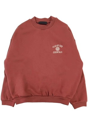 FEAR OF GOD ESSENTIALS logo-print sweatshirt - Red