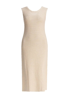SANDBEIGE knitted sleeveless dress - Neutrals