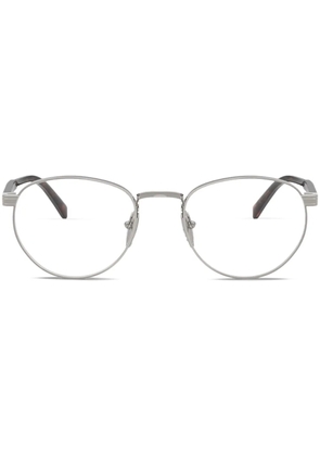 Prada Eyewear round frame glasses - Grey