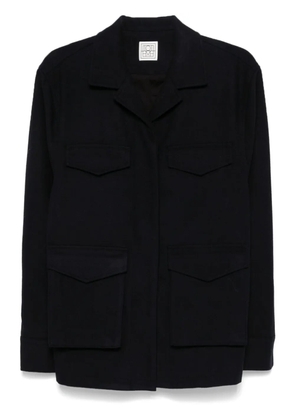 TOTEME felted shirt jacket - Blue