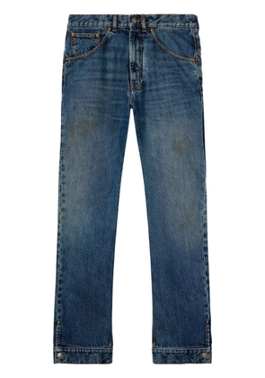 Palm Angels straight-leg jeans - Blue