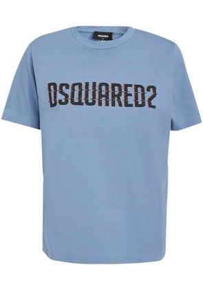 DSQUARED2 logo-print T-shirt - Blue