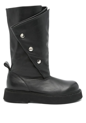 Nº21 leather boots - Black